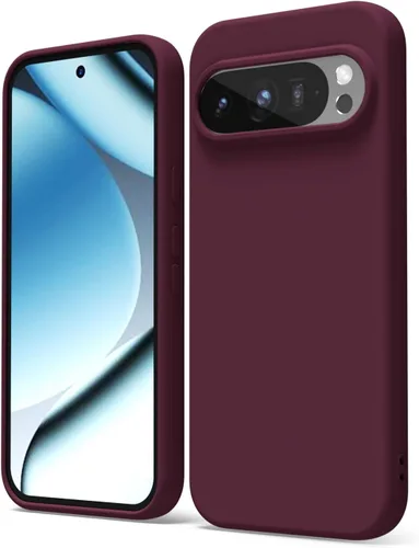 Vista 58 de oakxco para Google Pixel 6A Funda de teléfono de silicona líquida, diseño estético lindo y delgado para mujer y niña, cubierta de gel suave, lisa