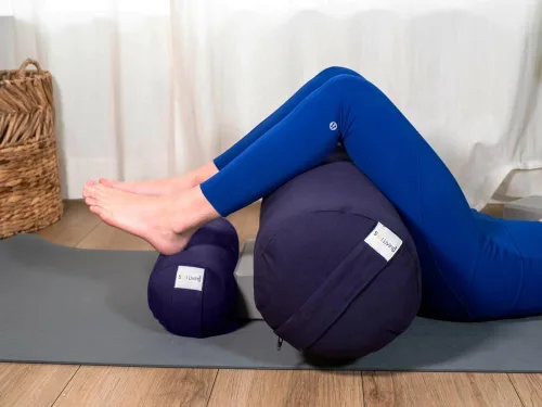 Vista 145 de Sol Living Almohada de yoga rectangular para meditación, accesorios de meditación de algodón, almohada de meditación restaurativa de yoga, almohada