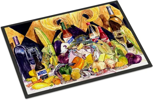 Vista 59 de Caroline's Treasures 1006MAT Pass Bait Shop - Felpudo de 18 x 27 pulgadas, para interiores y exteriores, para entrada, antideslizante, lavable