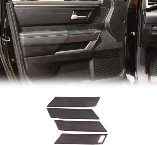 Vista 8 de Tira de decoración de panel de puerta interior de automóvil ABS para Toyota Tundra 2022 Protección de la puerta del automóvil, accesorios de moldura