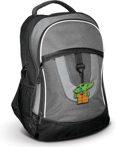 Vista 4 de LEGO Star Wars The Mandalorian - Etiqueta para bolsa – Grogu Yum Yum, 1 unidad (52974), dije de mochila, relleno de cesta de Pascua, etiqueta
