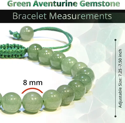 Vista 3 de Bracelet Healing Crystal Bracelet for Women, Men Chic Gemstone Bracelet for Men and Women 8mm Round Bead Bracelets for Spiritual Healing