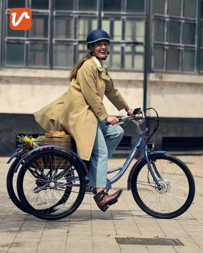 Vista 9 de VIRIBUS Electric Trike for Adults, Adult Electric Tricycle,Single Speed