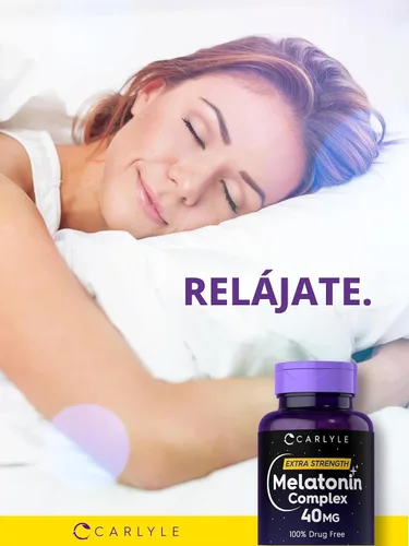 Vista 6 de Carlyle Melatonina 40mg Complex 150 tabletas de disolución rápida