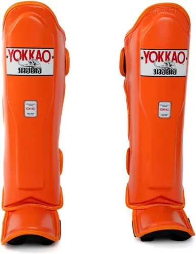 Vista 25 de YOKKAO Espinilleras Matrix Muay Thai Kickboxing MMA con rodilleras