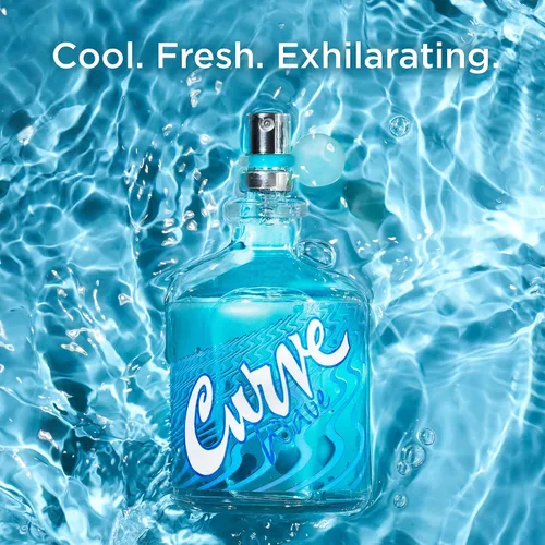 Vista 3 de Curve Spray de fragancia de colonia para hombre, aroma fresco casual de día o noche, onda, 4.2 onzas líquidas y fragancia de colonia para hombre