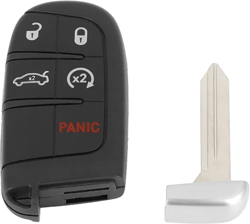 Vista 8 de X AUTOHAUX 2 piezas de llavero de reemplazo para coche para Dodge Journey 2012-2016 Dart 2013-2016 Challenger 2012-2014 Durango 2012-2014 Charger