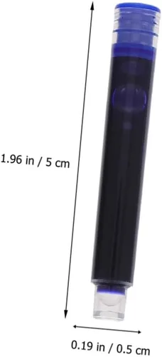 Vista 2 de 200pcs Portable Fountain Pen Ink Refills for Students and Writers