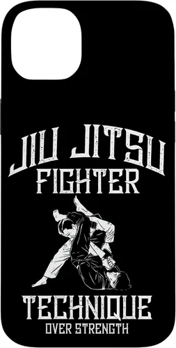 Vista 15 de Martial Arts MMA Fighter Technique Over Strenght Jiu Jitsu Case for iPhone 16