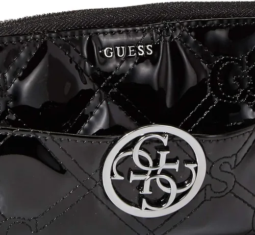 Vista 4 de GUESS Kamryn Qltd Ptnt Lrge Zp Arnd Negro talla única