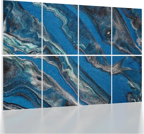 Vista 22 de UMIACOUSTICS Paquete de 6 paneles acústicos de pared, 47.2 x 23.6 pulgadas, panel de sonido decorativo para tratamiento de reverberación de eco
