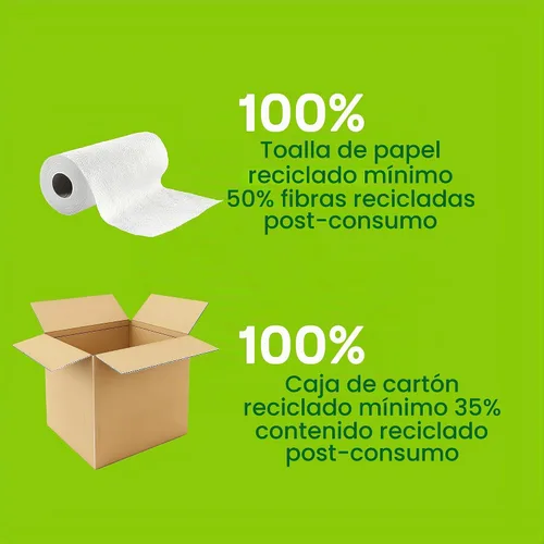 Vista 6 de Seventh Generation Toallas de papel, 100% papel reciclado, 2 capas, 1 rollo (el embalaje puede variar)