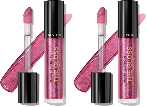 Vista 27 de Revlon - Brillo de labios, Super Lustrous The Gloss, no es pegajoso, acabado de alto brillo 200 Crystal Clear