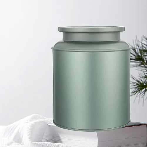 Vista 8 de OUNONA Tinplate Tea Storage Container with Lid Packaging Box for Spices