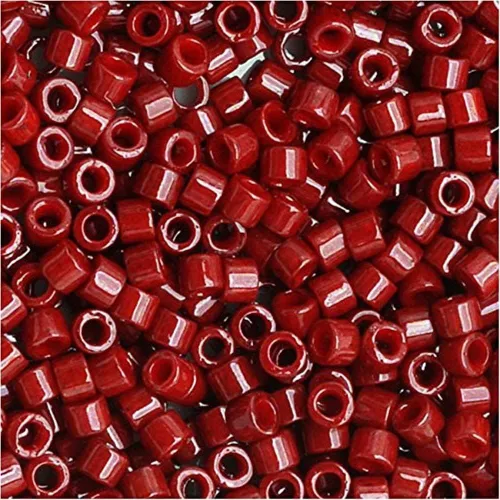 Vista 6 de Miyuki Paquete de cuentas de semillas Delica: tamaño 11/0, calabaza opaca DB653, calabaza opaca DB651, arándano opaco DB654 - 3 tubos de 0.25 oz ea
