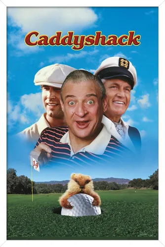 Vista 14 de Trends International Caddyshack - Póster de pared de arte clave, 14.725 x 22.375 pulgadas, versión enmarcada de madera de granero Versión enmarcada