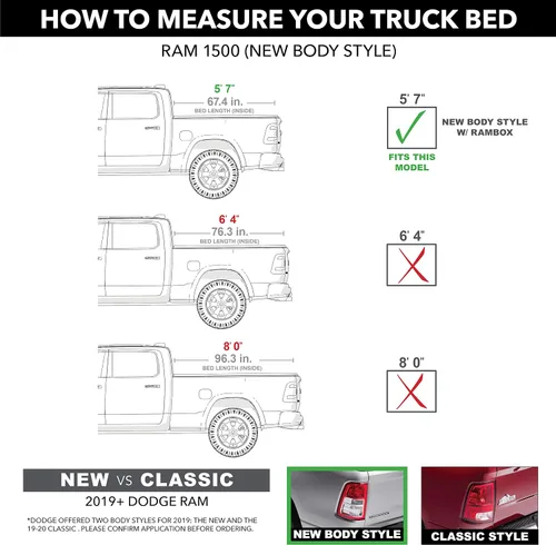 Vista 2 de Extang Trifecta 2.0 - Cubierta plegable para batea de camioneta 92775 para Dodge RAM 1500/2500, modelos 2003 al 2008, con batea de 8 pies., 2019