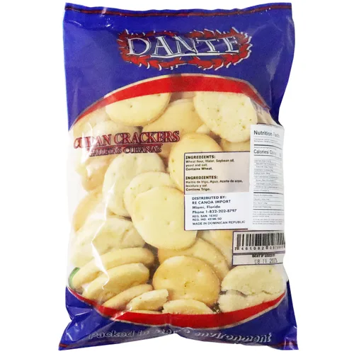 Vista 2 de Galletas Cubanas Dante Crackers 8 oz (226 gr)