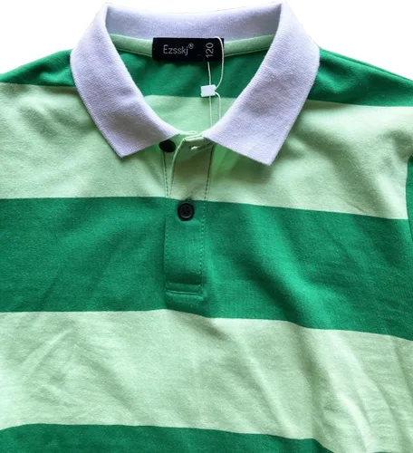 Vista 5 de Camisetas de manga corta a rayas para niños y niños pequeños