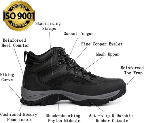 Vista 2 de CC-Los Men's Waterproof Hiking Boots Work Boots Outdoor Relaxed Fit Lightweight Size 7-14