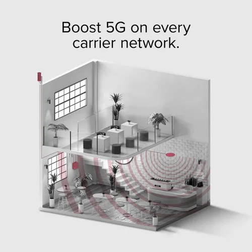 Vista 3 de weBoost Para Business Office 100 Amplificador de señal de teléfono celular 75 ohmios, 5G/4G LTE, todos los operadores de EE. UU., Hasta 8,000 pies