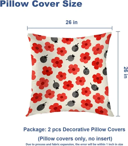 Vista 94 de Batmerry Autumn Pumpkin Templeton Throw Pillow Covers, Green Leaves Paths Forests Decorative Pillow Covers Digital Printing Blended for Couch Sofa