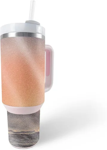 Vista 15 de MightySkins - Vaso con purpurina brillante compatible con Stanley The Quencher H2.0 FlowState de 40 onzas, morado sólido, acabado protector