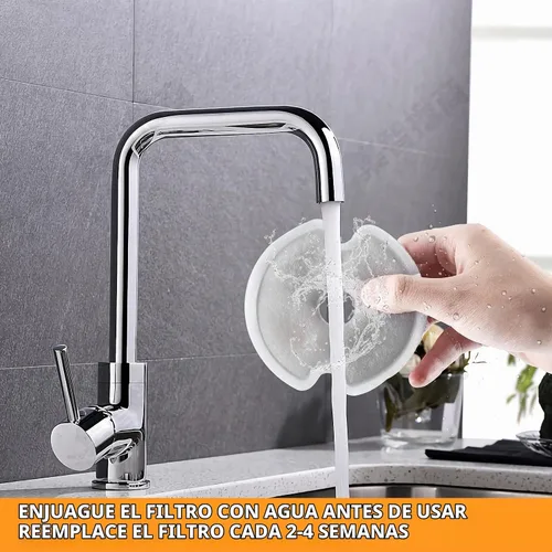 Vista 4 de Wonder Creature Paquete de 4 filtros de fuente de agua para gatos de 2L