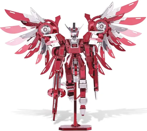 Vista 9 de Piececool Rompecabezas de metal 3D, kits de modelo Mecha, modelo de figura Titán, kits de bloques de construcción para adultos, rompecabezas 3D