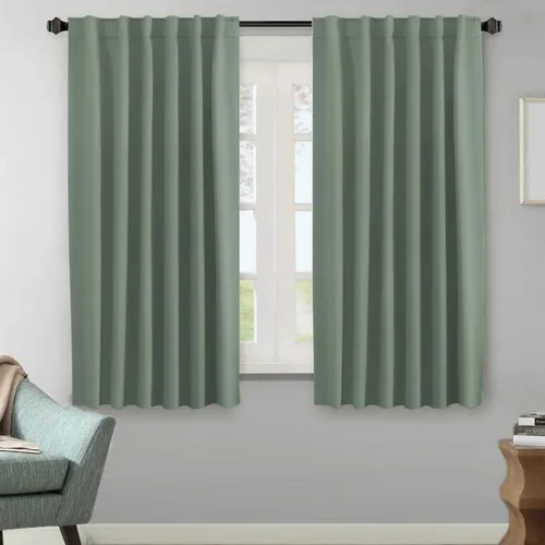 Vista 186 de H.VERSAILTEX Cortinas Opacas con Aislamiento Térmico, Paneles de Tratamiento de Ventanas que Oscurecen la Habitación, Cortinas Opacas para Sala