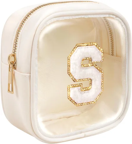 Vista 32 de KOTORA Bolsa de Maquillaje Inicial, Bolsa de Viaje de Artículos de Aseo, Bolsa de Maquillaje Transparente, Bolsas de Cosméticos Organizadoras