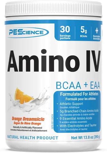 Vista 9 de PEScience Amino IV, manzana verde agria, 60 cucharadas, BCAA y polvo EAA con electrolitos