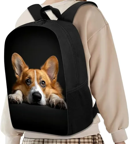 Vista 76 de HUGS IDEA Los animales frescos 3D niños escuela libro bolsa niños impresión mochilas, Baloncesto, Moderno
