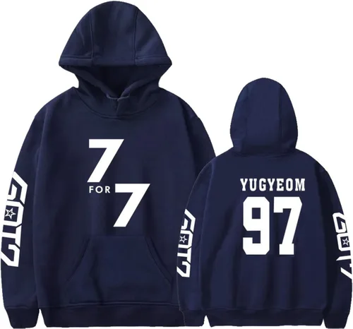 Vista 6 de Xkpopfans Kpop GOT7 Sudadera con capucha para conciertos Mark Jackson Bambam JB Chaqueta