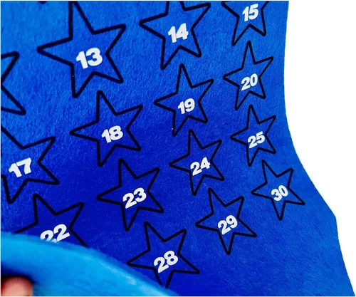 Vista 3 de Calendario de cuenta regresiva de Ramadán para niños, calendario islámico, festivo, decoración del hogar, calendario de Adviento de Ramadán Mubarak