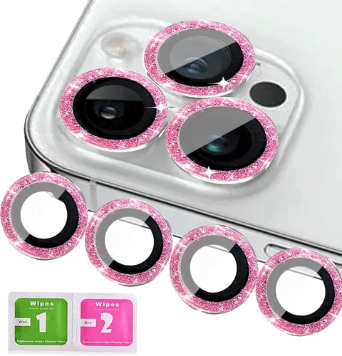 Vista 10 de Paquete de 5+5 protectores de lente de cámara compatibles con Samsung Galaxy S24 Ultra, cubierta de cámara S24 Ultra, accesorios de protector