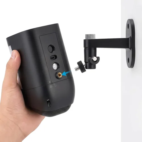 Vista 4 de 2Pack Security Wall Mount for Ring Spotlight Cam Battery and Ring Spotlight Cam Plus/Pro (Battery), 360° Adjustable Indoor/Outdoor Mounting Bracket