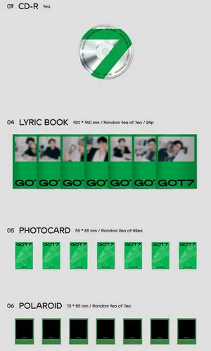 Vista 3 de GOT7 - GOT7 Mini álbum MARK Ver. + 1ea TIENDA TARJETA DE REGALO K-POP SELLADA
