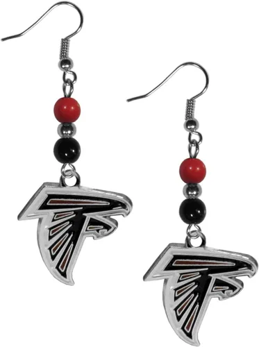 Vista 18 de Aretes colgantes con cuentas de abanico de la NFL