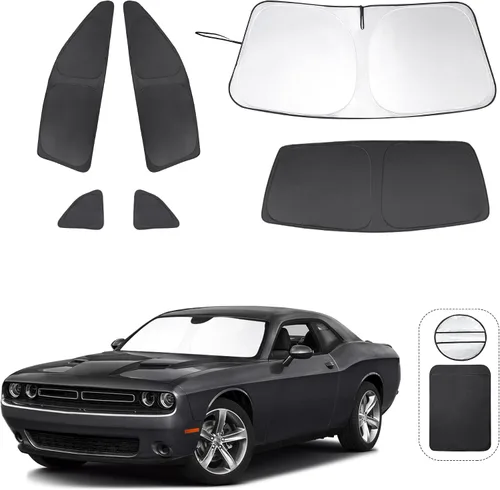 Vista 120 de TINGLU Persianas de ventana para Honda CR-V 2023-2026, accesorios para ventanas laterales de automóvil, parabrisas triangular, parasol para rayos UV