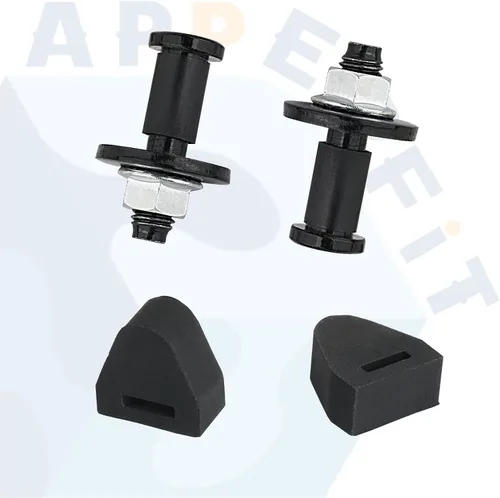 Vista 2 de 38427 - Perno delantero de puerta trasera con tope de goma para puerta trasera, compatible con Chevy Chevrolet Silverado clásico 1999-2007/GMC
