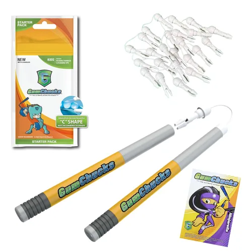 Vista 9 de Gumchucks, asas de diseño con hilo dental, 1