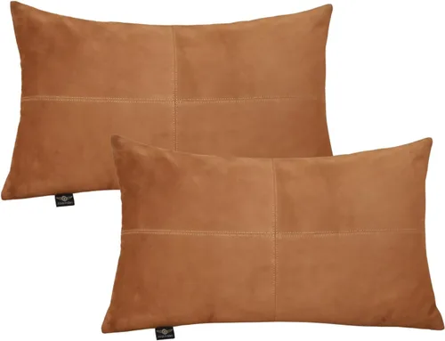 Vista 13 de Funda de almohada de piel de cordero Sued - Funda de cojín para sofá, fundas rectangulares decorativas para sala de estar y dormitorio, 10 x 18