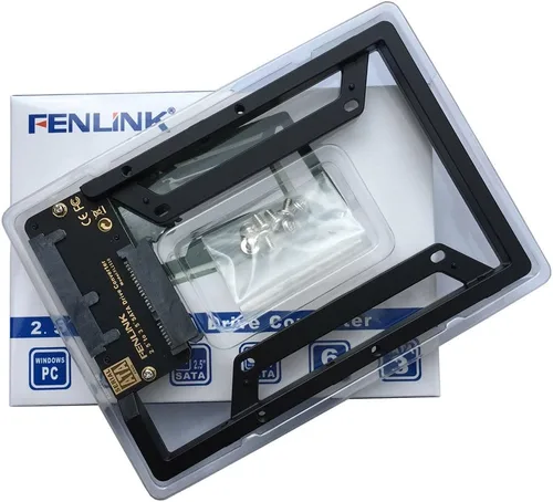 Vista 6 de Convertidor de unidad SATA de disco duro interno SSD de 6 GB de 2,5 pulgadas a 3,5 pulgadas