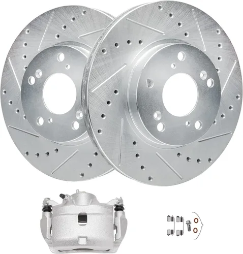 Vista 30 de Detroit Axle - 4WD - Rotores de disco delantero de 13.031 in de repuesto para Ford Excursion F-250 F-350 Super Duty 1999-2004 - Juego de 3 piezas