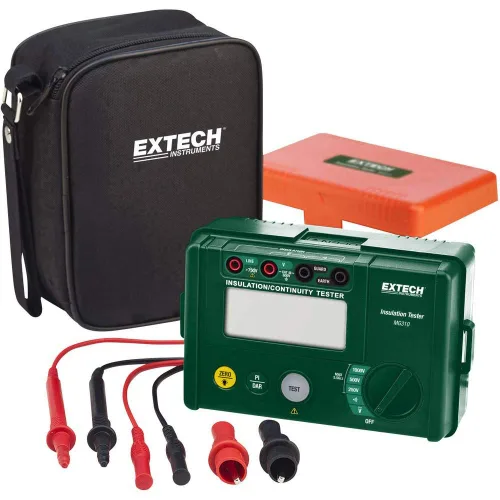 Vista 2 de Extech MG310 - Probador de aislamiento digital compacto, 250/500/1000V Resistencia de aislamiento a 2000 MOhm, voltajes de prueba 250/500/1000V