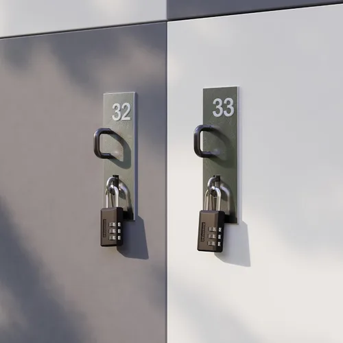 Vista 6 de Master Lock 120Q Candados anchos con llave, 3/4 pulgada, latón macizo, 4 unidades, 647D