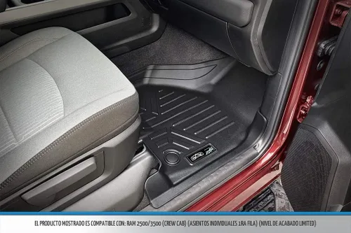 Vista 3 de MAXLINER - Revestimientos de piso de 2 filas para Ram 2500 Crew Cab 2019-2026 Ram 2500 2019 - 2025