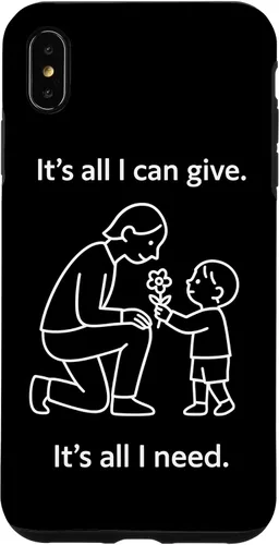Vista 11 de Child Giving Flower to Parent Minimal Symbolic Love Design Case for iPhone 16