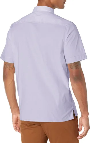 Vista 2 de HUGO Men's Relaxed Fit Short Sleeve Button Down Shirt
